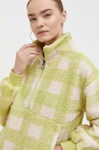 Mikina Billabong dámská, zelená barva, vzorovaná