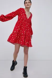 Šaty Billabong červená barva, mini, áčkové #1962823