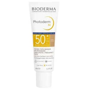 Bioderma Ochranný tónovací gelový krém SPF 50+ Photoderm M (Cream) 40 ml Tmavý