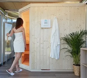 Biohort Model sauna k domkům Biohort CasaNova pozice vlevo