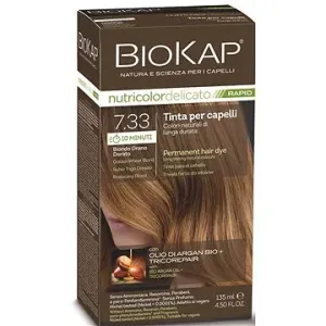 BIOKAP Delicato Rapid Barva na vlasy - 7.33 Blond zlatá pšenice 135 ml