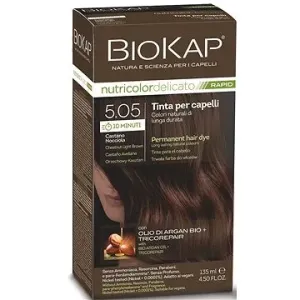 BIOKAP Delicato Rapid Barva na vlasy - 5.05 Kaštanově oříšková 135 ml