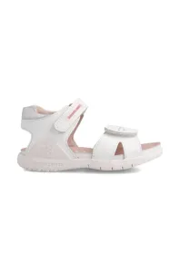 Dětské kožené sandály Biomecanics bílá barva #3512772