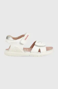 Dětské kožené sandály Biomecanics bílá barva