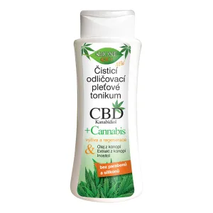 Bione Cosmetics Čisticí a odličovací pleťové tonikum CBD Kanabidiol 255 ml