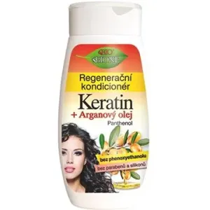 Bione Cosmetics Regenerační kondicionér Keratin + Arganový olej s panthenolem 260 ml