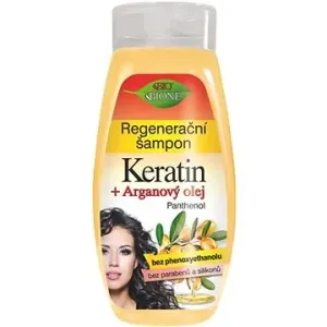 Bione Cosmetics Regenerační šampon Keratin + Arganový olej s panthenolem 260 ml