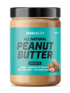 Peanut Butter All Natural - Biotech USA 400 g Crunchy