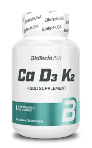 Ca D3 K2 - Biotech USA 90 kaps