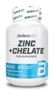 Zinc + chelát - Biotech USA 60 tbl