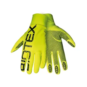 BIOTEX Cyklistické rukavice dlouhoprsté - THERMAL TOUCH GEL - žlutá/černá XL #2510101