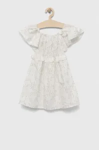 Dětské bavlněné šaty Birba&Trybeyond bílá barva, mini