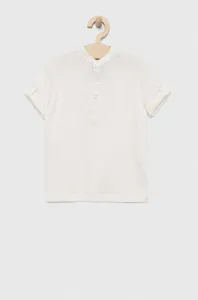 Dětské bavlněné tričko Birba&Trybeyond bílá barva, s aplikací #5005103