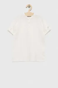 Dětské bavlněné tričko Birba&Trybeyond bílá barva, s aplikací #5005104