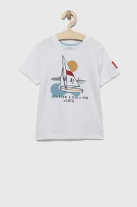 Dětské bavlněné tričko Birba&Trybeyond bílá barva, s potiskem #5055989