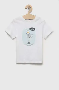 Dětské bavlněné tričko Birba&Trybeyond bílá barva, s potiskem #5910798