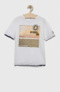 Dětské bavlněné tričko Birba&Trybeyond bílá barva, s potiskem #5157899