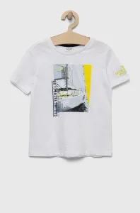 Dětské bavlněné tričko Birba&Trybeyond bílá barva, s potiskem #5155965