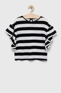 Dětské bavlněné tričko Birba&Trybeyond černá barva #5056031