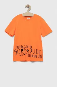 Dětské tričko Birba&Trybeyond oranžová barva, s potiskem #5157897