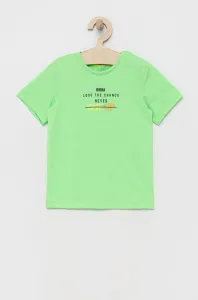 Dětské tričko Birba&Trybeyond zelená barva, s potiskem #4745353