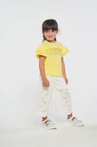 Dětské tričko Birba&Trybeyond žlutá barva