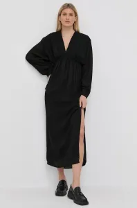 Šaty Herskind černá barva, maxi, jednoduchý
