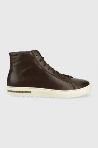 Kožené sneakers boty Birkenstock Bend Mid hnědá barva #4984296