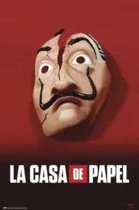 Plakát 61x91,5cm La Casa De Papel - Mask