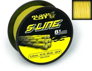Black Cat Šňůra S-Line žlutá - 0,38mm  250m