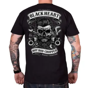 Košile krátký rukáv Black heart
