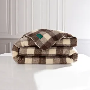 Vlněná deka Ourson, francouzská výroba #4668897