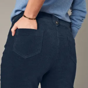 Rovné manšestrové kalhoty #613948