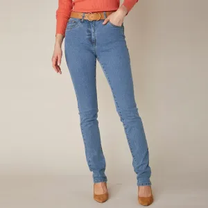 Strečové rovné džíny, střední výška postavy #611517