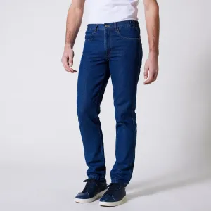 Džíny s pružným pasem, vnitřní délka nohavic 72 cm #4369196