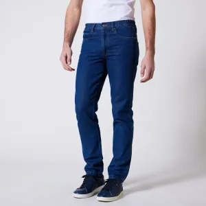 Džíny s pružným pasem, vnitřní délka nohavic 72 cm #4369200