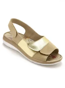 PÉDICONFORT® - Kožené sandály na suchý zip #6009262