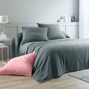 Jednobarevný tkaný přehoz na postel, bavlna #4372698