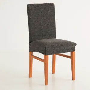 Žakárový povlak na židli s melírem #4590909