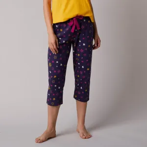 3/4 pyžamové kalhoty Estrella s potiskem hvězdiček #4594833