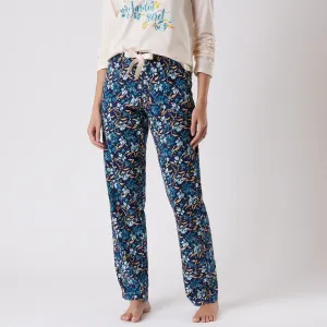 Pyžamové kalhoty s potiskem květin #4375098