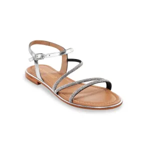 Kožené štrasové sandály Hoctavy #4587124