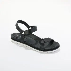 Sportovní sandály na suchý zip, kůže s certifikátem LWG #4577300