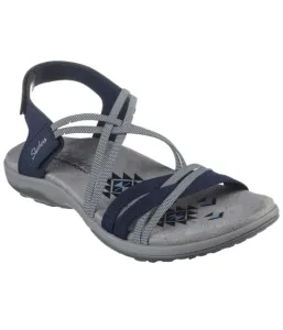 Skechers - Sandály s úzkými pásky na suchý zip REGGAE SLIM #6006194
