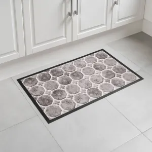 Vinylový koberec s efektem terakotových dlaždiček #6000754
