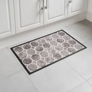 Vinylový koberec s efektem terakotových dlaždiček #6000755