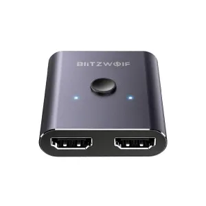 BlitzWolf BW-HDC2 2x1 HDMI přepínač / switch, 4K (černý)