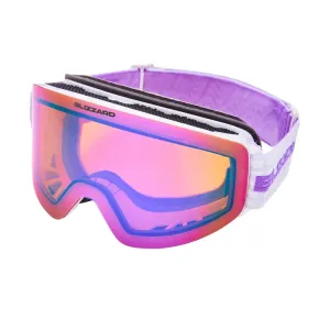 BLIZZARD-Ski Gog. 932 MDAZO, white shiny, rosa2, purple REVO Bílá UNI