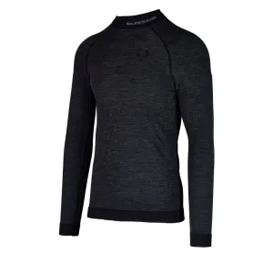 BLIZZARD-SHORT CUT-Mens long sleeve, merino wool, anthracite-20/21 Šedá XL/XXL