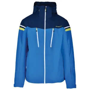 BLIZZARD-Mens Ski Jacket Civetta, bright blue/dark blue/white Modrá XL